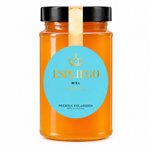 Miere de lavandă Sierra Filabres din Spania, miere premium artizanală cu aromă florală delicată.