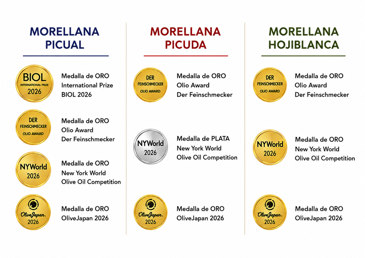 Pachet Morellana Ecologic – Picual, Hojiblanca & Picuda – 3 × 500 ml