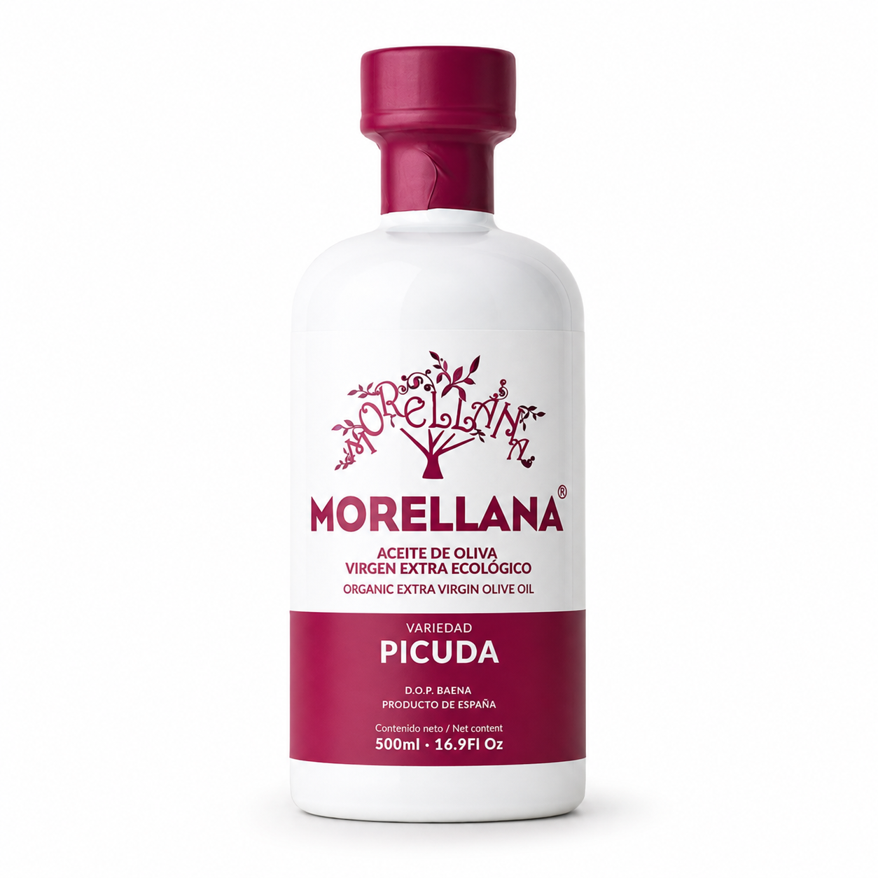Ulei de măsline extravirgin ecologic Morellana Picuda D.O.P. Baena, 500 ml