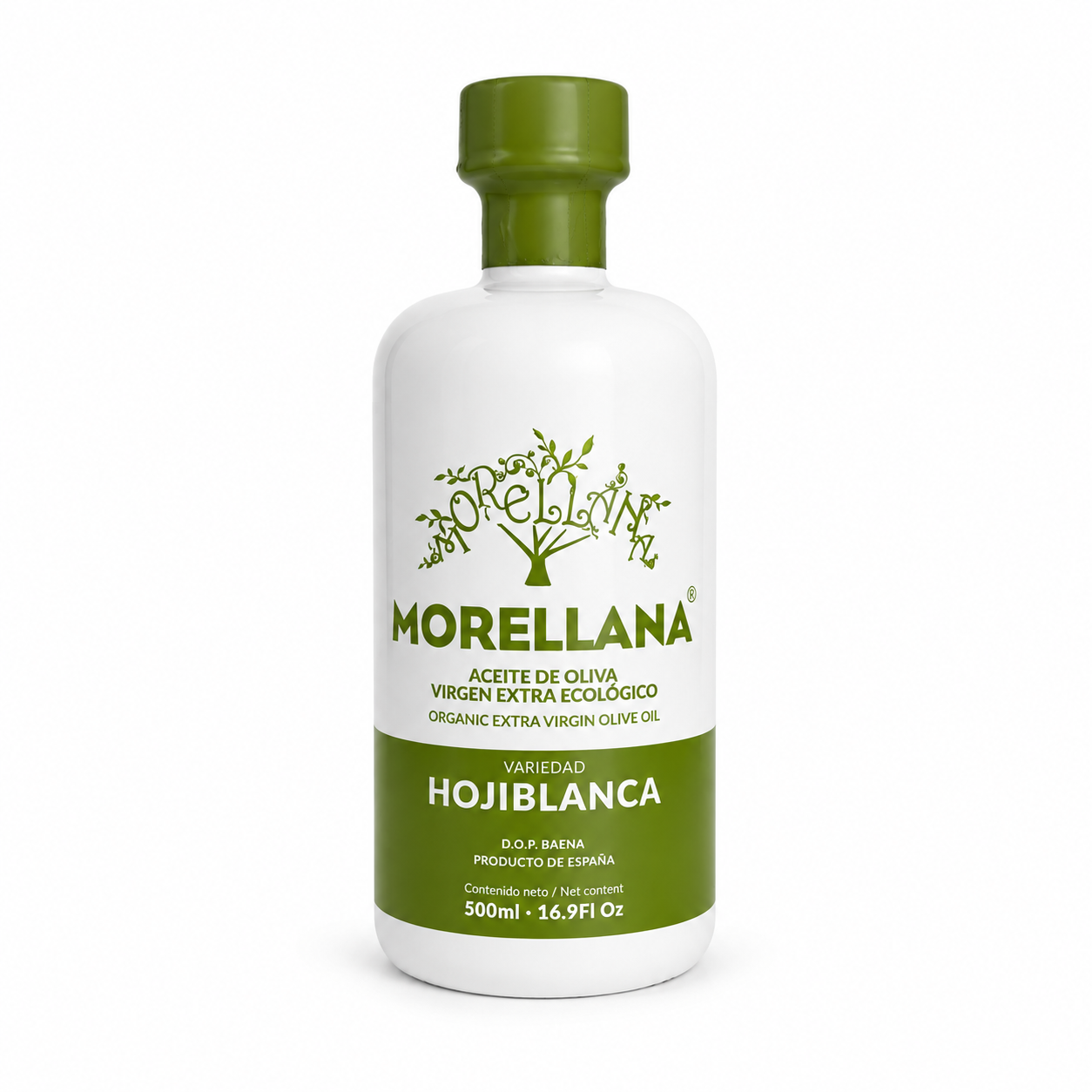 Ulei de măsline extravirgin ecologic Morellana Hojiblanca D.O.P. Baena 500 ml